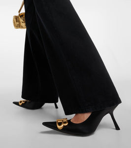 Balenciaga Flex BB 90 leather pumps
