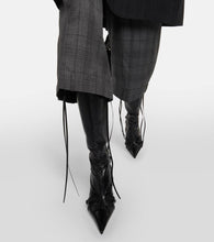 Balenciaga Cagole leather knee-high boots