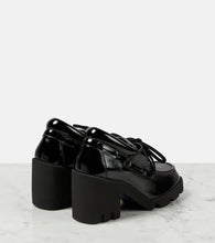 Burberry Stride leather loafer pumps