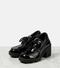 Burberry Stride leather loafer pumps