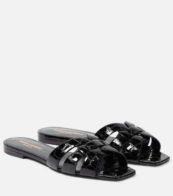 Saint Laurent Tribute Nu Pieds 05 leather slides