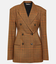 Stella McCartney Checked virgin wool blazer