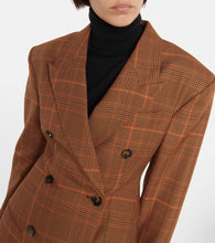 Stella McCartney Checked virgin wool blazer