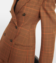 Stella McCartney Checked virgin wool blazer