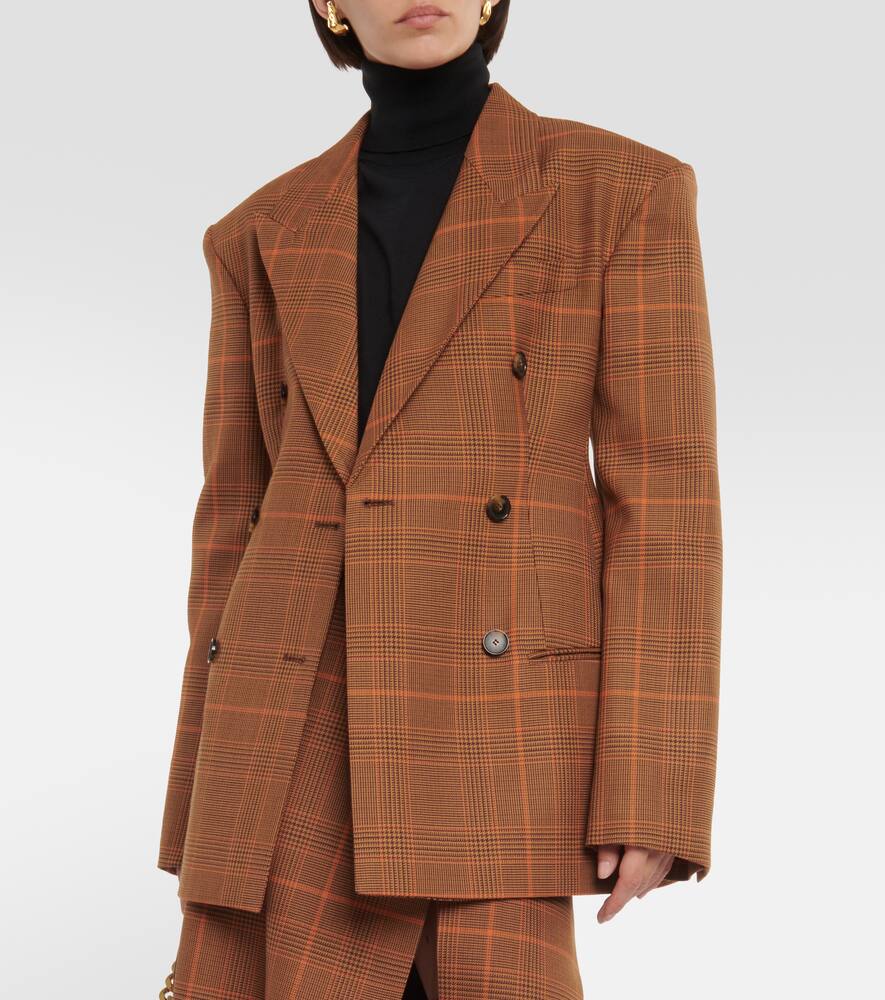 Stella McCartney Checked virgin wool blazer