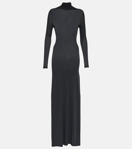 Balenciaga Ribbed knit cover-up dress