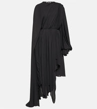 Balenciaga Asymmetric cr√É¬™pe minidress