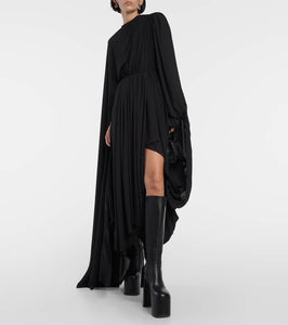 Balenciaga Asymmetric cr√É¬™pe minidress
