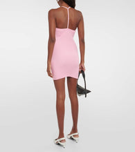 Courreges Ribbed-knit minidress