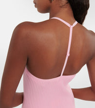 Courreges Ribbed-knit minidress