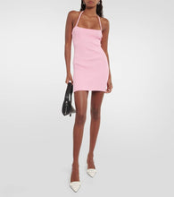 Courreges Ribbed-knit minidress