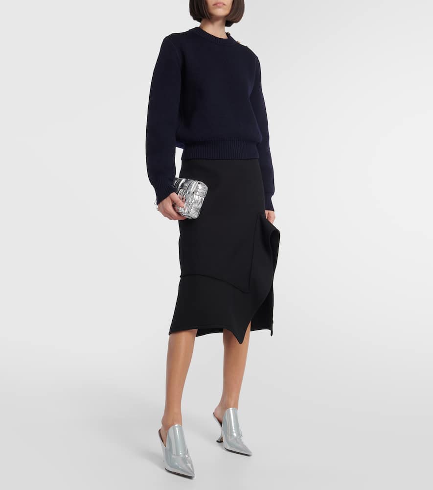 Bottega Veneta Rocket metallic leather mules