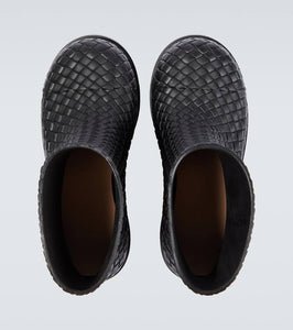 Bottega Veneta Fireman Intreccio ankle boots
