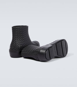 Bottega Veneta Fireman Intreccio ankle boots
