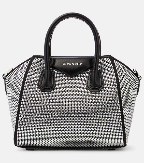 Givenchy Antigona Toy Mini embellished tote bag. Shop Givenchy Shoulder Bags for women now.