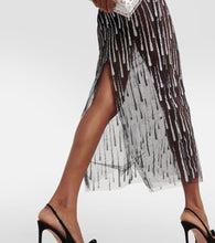 Rodarte Embellished semi-sheer maxi dress