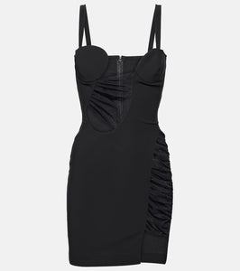 Nensi Dojaka Cutout jersey minidress