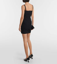 Nensi Dojaka Cutout jersey minidress