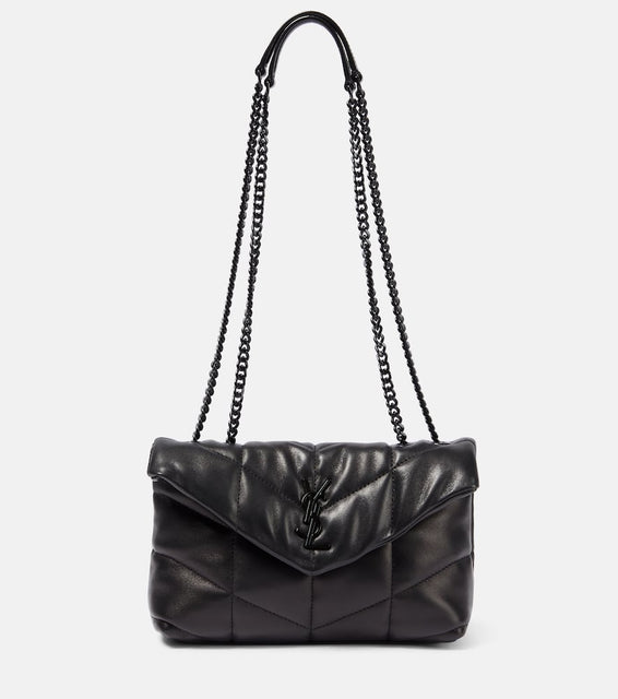 Saint Laurent Puffer Toy leather shoulder bag. Shop Saint Laurent Shoulder Bags for women now.