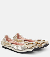 Roger Vivier Viv' Pockette leather ballet flats - Roger Vivier Viv' Pockettte 皮革芭蕾平底鞋