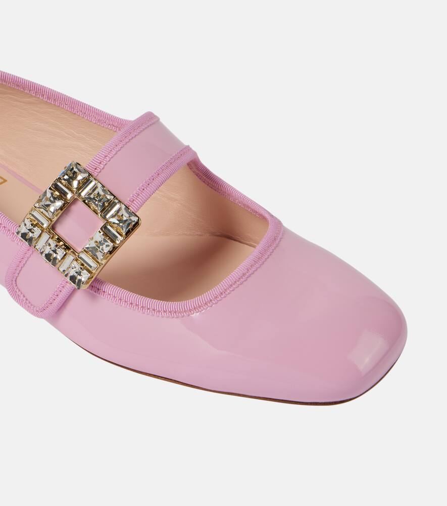 Roger Vivier Tr√É¬®s Vivier patent leather ballet flats