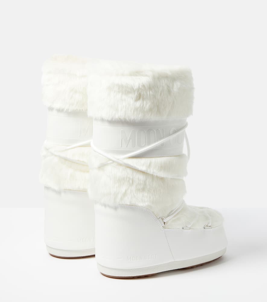 Moon Boot Icon faux fur-trimmed snow boots