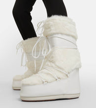 Moon Boot Icon faux fur-trimmed snow boots