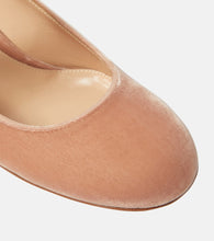 Gianvito Rossi Mary Ribbon 45 velvet pumps