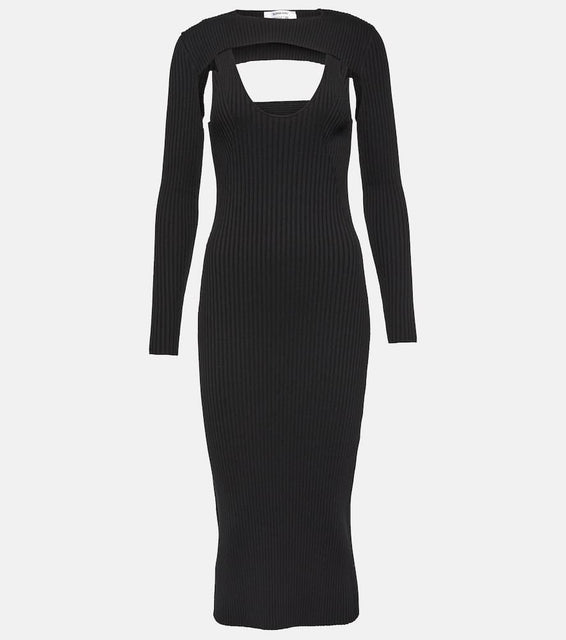 Wolford x Simkhai Contoured Ribs jersey midi dress