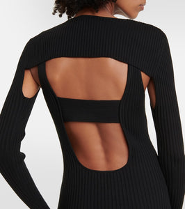 Wolford x Simkhai Contoured Ribs jersey midi dress