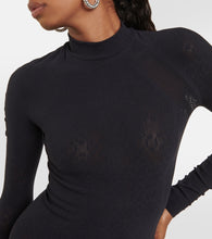 Wolford x Simkhai logo jersey minidress