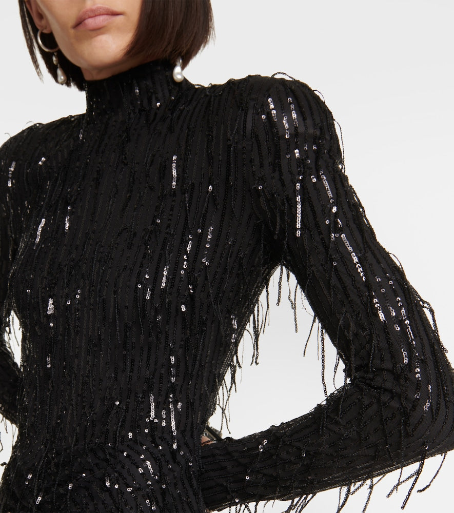 Rotate Sequined minidress