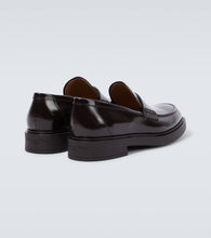 Gianvito Rossi Harris leather penny loafers