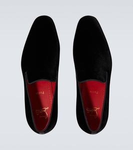 Christian Louboutin Dandyrocks velvet loafers