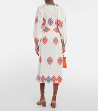 Johanna Ortiz Jacquard cotton midi dress