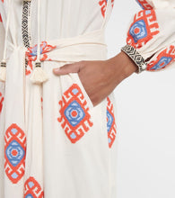 Johanna Ortiz Jacquard cotton midi dress