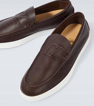 Christian Louboutin Varsiboat leather boat shoes