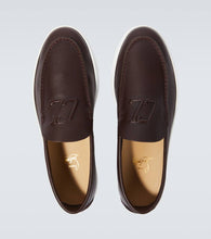 Christian Louboutin Varsiboat leather boat shoes