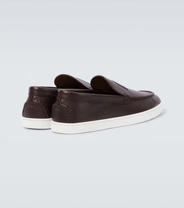 Christian Louboutin Varsiboat leather boat shoes