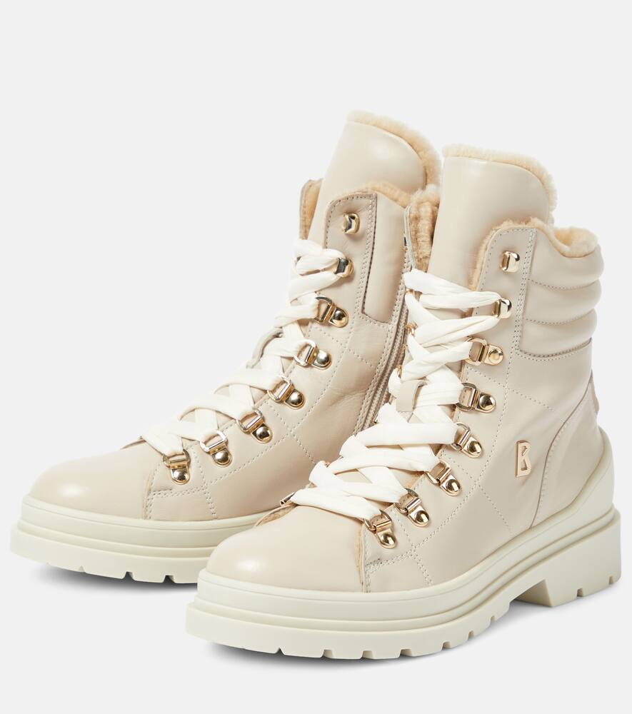Bogner Shearling-lined leather boots