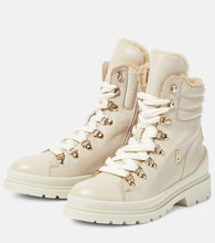 Bogner Shearling-lined leather boots
