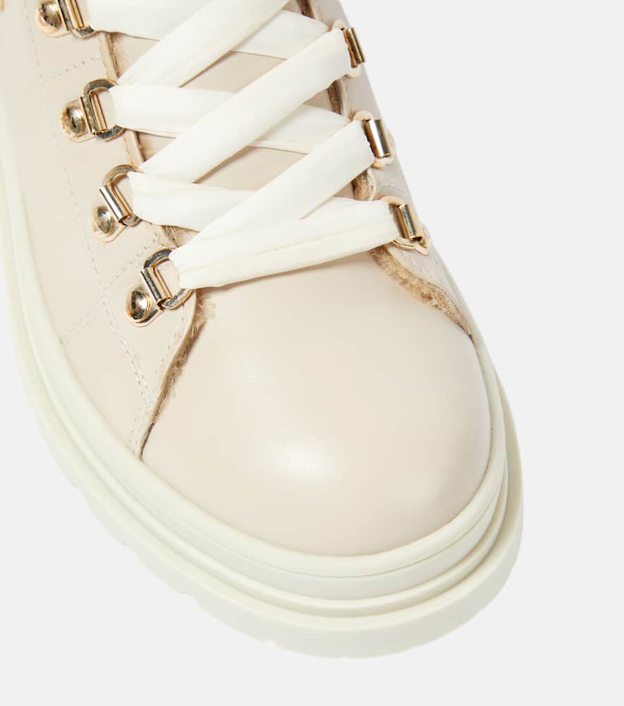 Bogner Shearling-lined leather boots