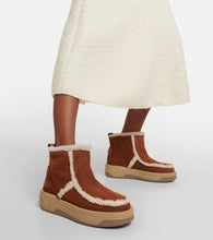 Bogner Astana shearling-trimmed ankle boots