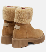Bogner Turin suede and shearling ankle boots