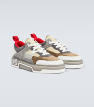Christian Louboutin Astroloubi leather and suede sneakers