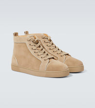 Christian Louboutin Louis suede high-top sneakers