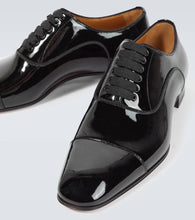 Christian Louboutin Greggo patent leather Oxford shoes