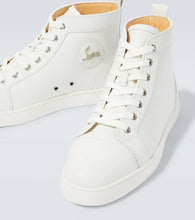 Christian Louboutin Louis leather high-top sneakers