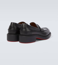 Christian Louboutin Monogram leather loafers
