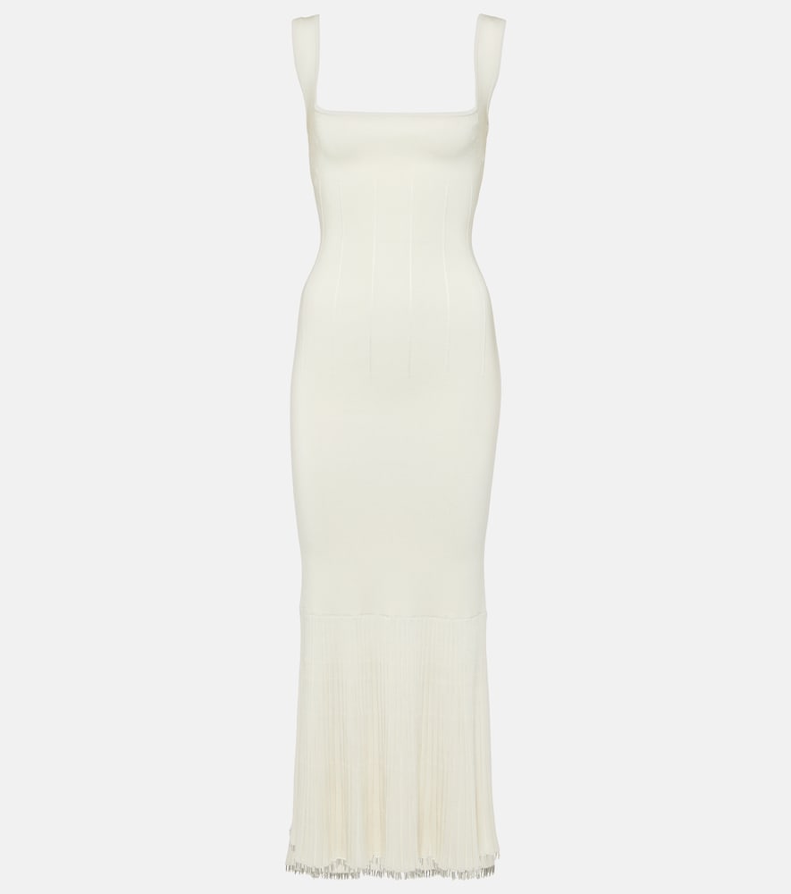 Galvan Atalanta beaded midi dress. Galvan Atalanta 串珠中长连衣裙